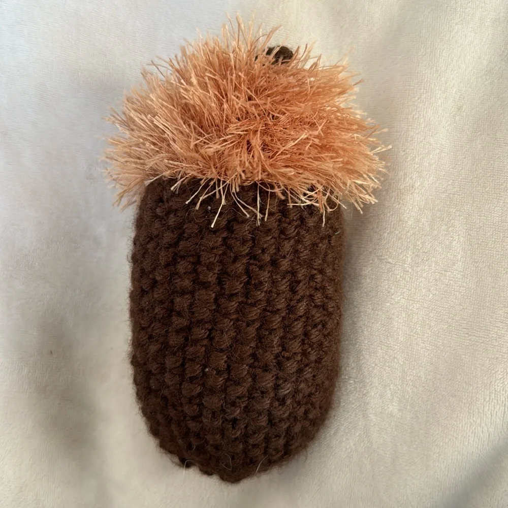 Oomaloo Handmade Crochet Acorn Dog Toy